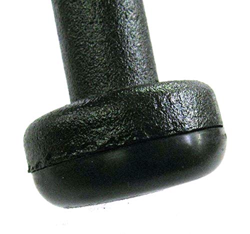 JSP Manufacturing Plastic 1.5-inch Wrought Iron Patio Furniture Glide Caps (48, Black) - Image 5